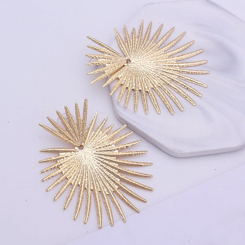 Gold Crown Earrings