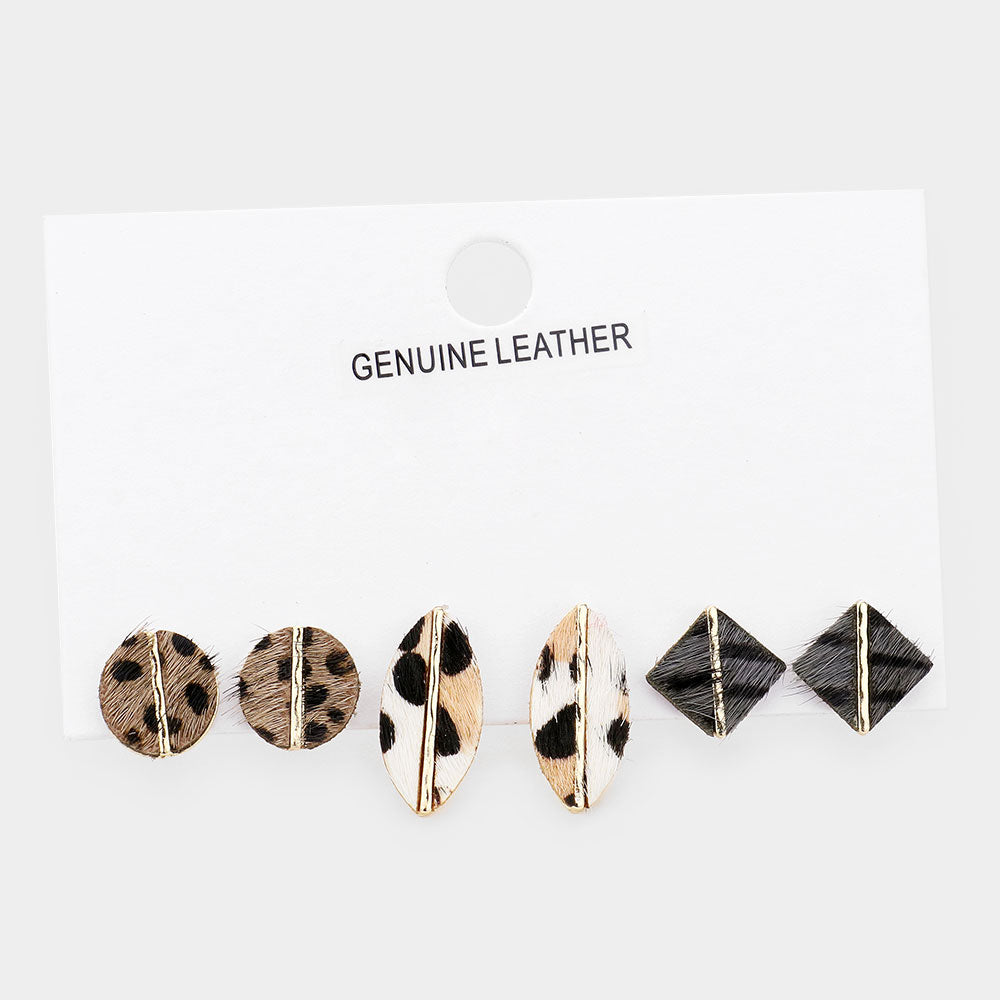 Animal Print Earrings