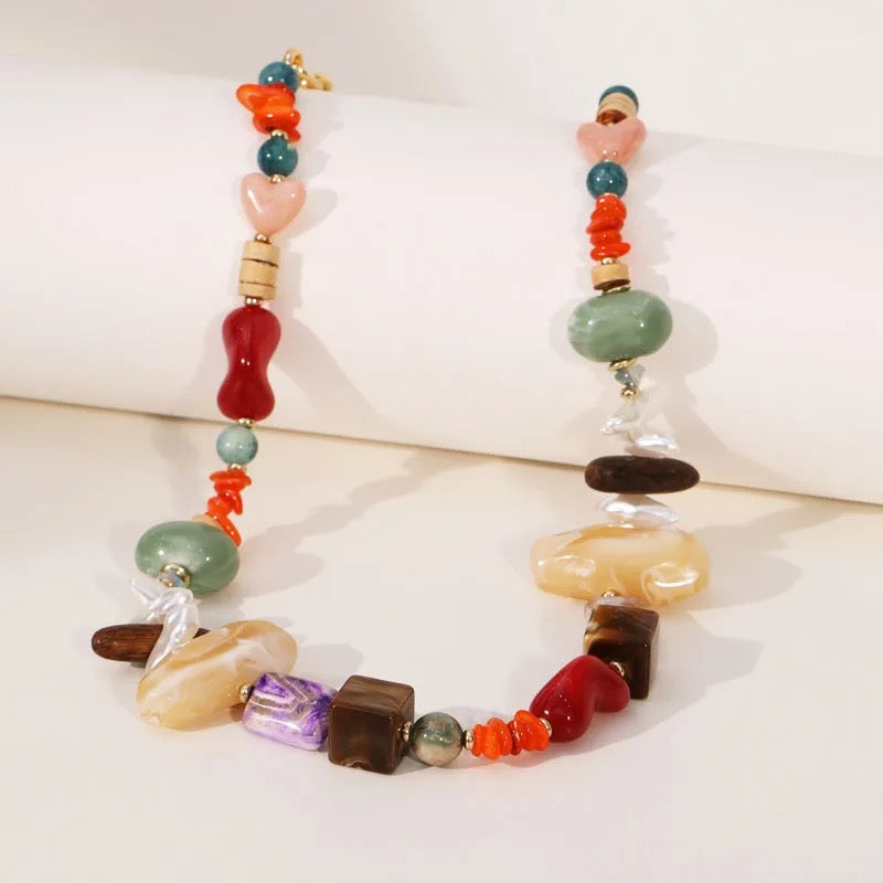 Stone Resin Necklace